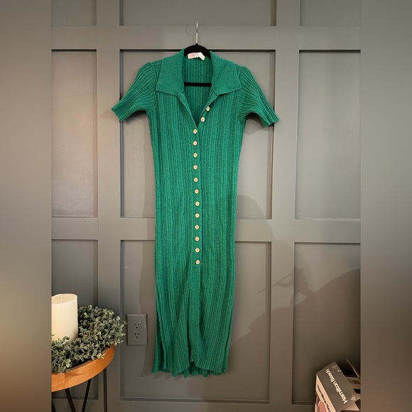 Free People Beach • Riding Waves Sweater Midi Dress - Picture 3 of 5